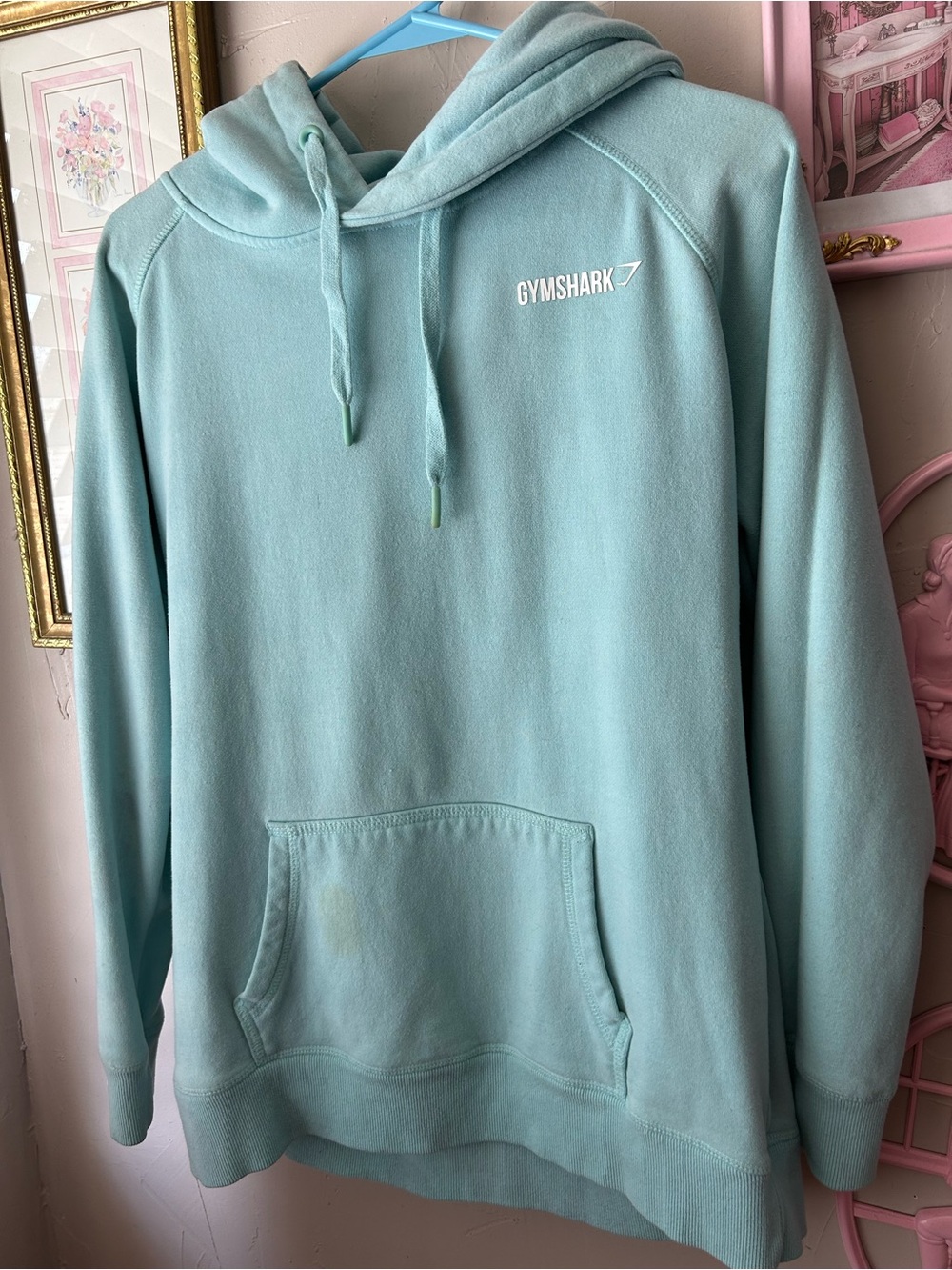 Gymshark Mint Teal Pullover Hoodie